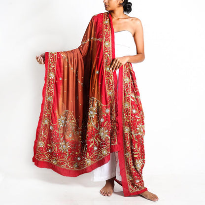 Ruby Lehnga Dupatta