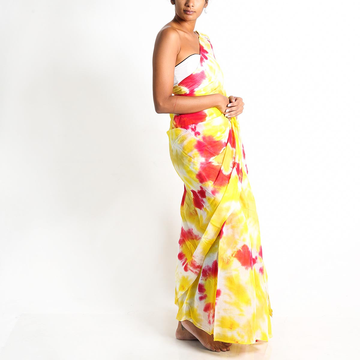 Sunny Side Tie-Dye Saree