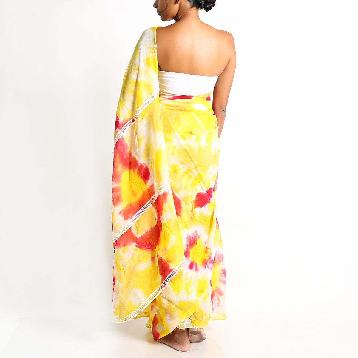 Sunny Side Tie-Dye Saree