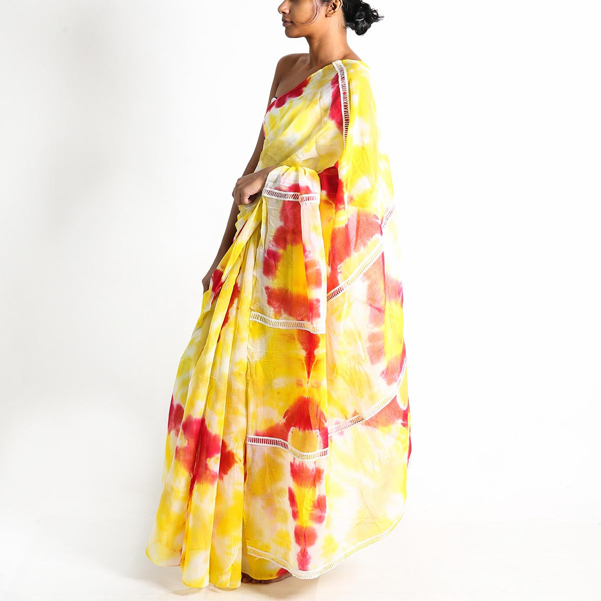 Sunny Side Tie-Dye Saree