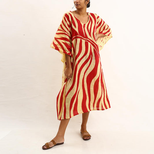 Scarlett Stripes Batik Kaftan