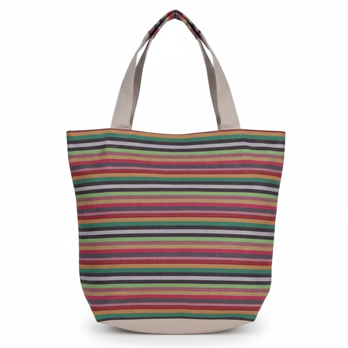 Striped Handloom Tote