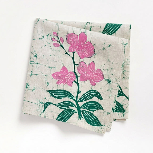 Blush Blossom Batik Napkin Set