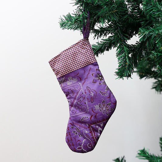 Sugar Plum Christmas Stocking Ornament