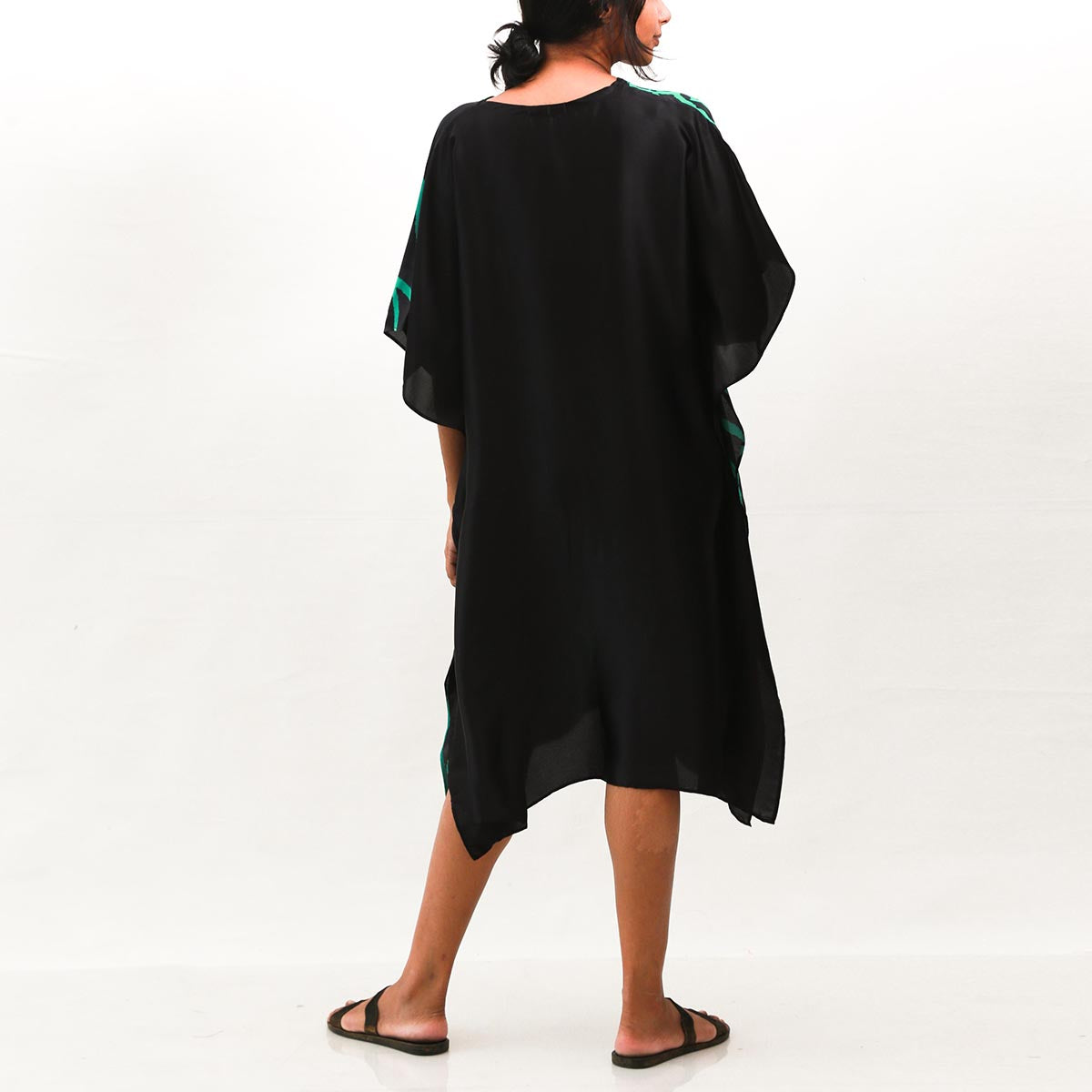 Electric Green Batik Kaftan