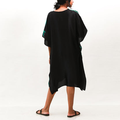 Electric Green Batik Kaftan