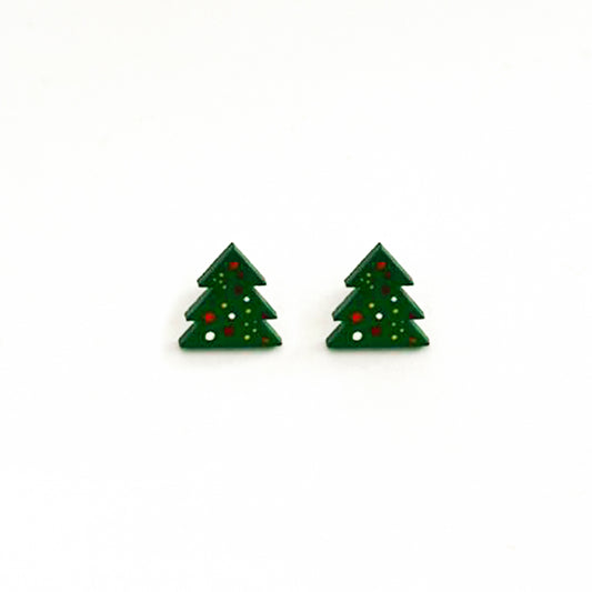ChristmasTree Stud Earrings