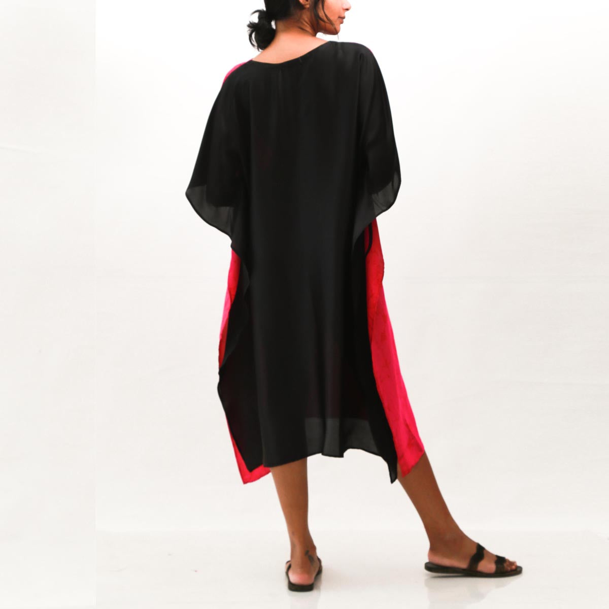 Stunning Red Batik Kaftan