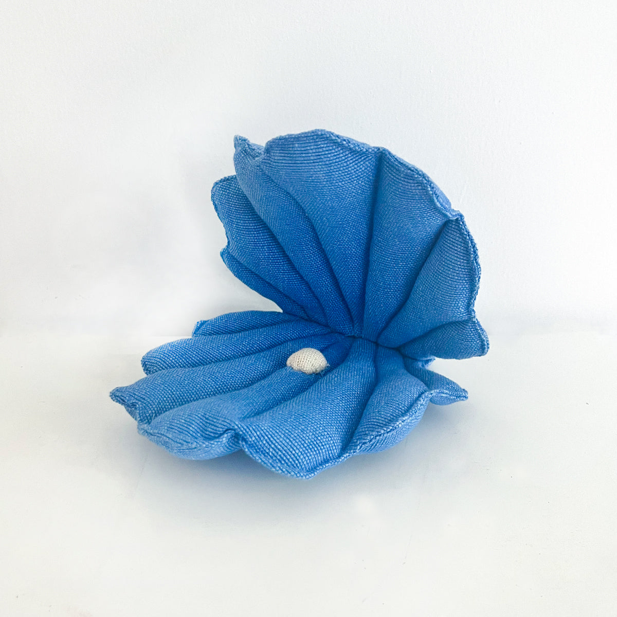 Oyster and Pearl Handloom Soft Toy