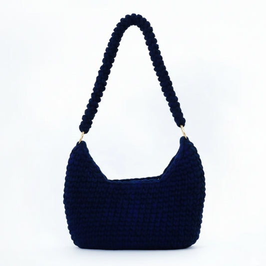 Onyx Crotchet Shoulder Bag