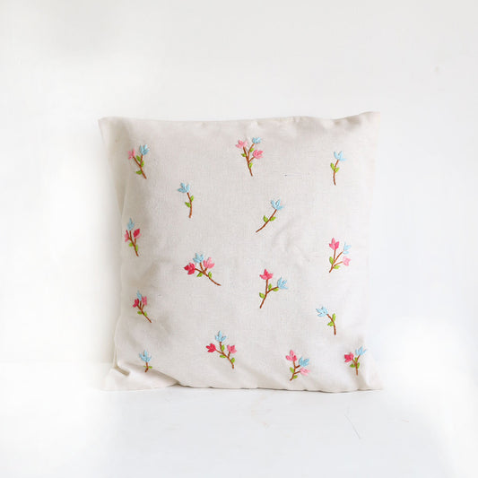 Floral and Fauna Cushion Cover