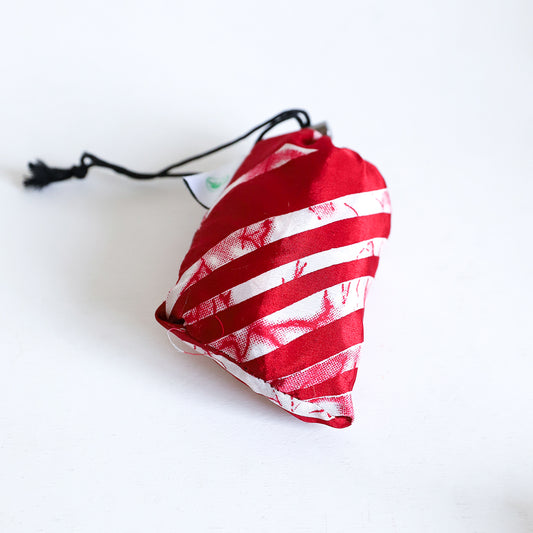 Crimson Batik Saree Bag