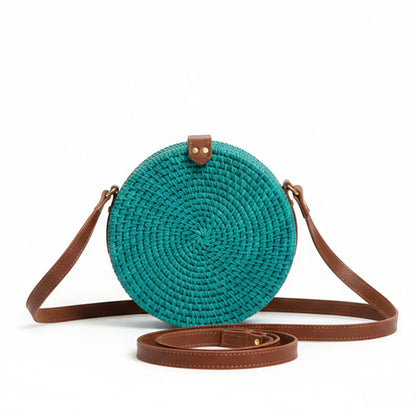 Turquoise Palmyra Cross Body Bag