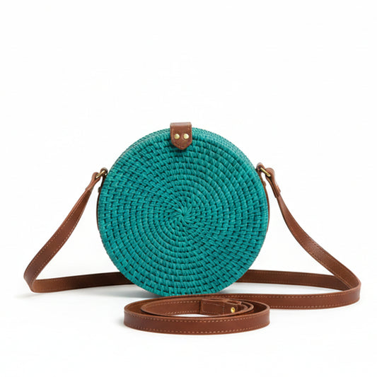 Turquoise Palmyra Cross Body Bag