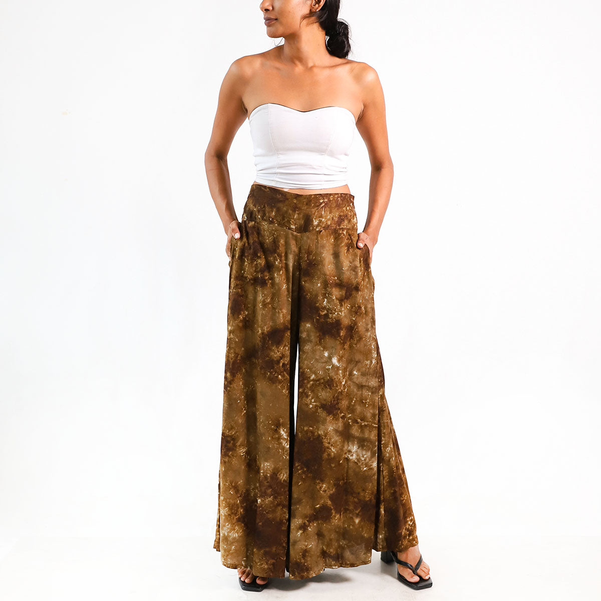 Olive Breeze Tie-Dye Pants