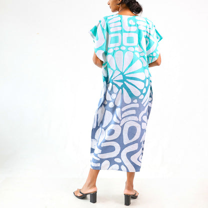 Ocean Mirage Batik Dress