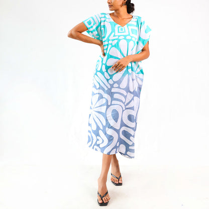 Ocean Mirage Batik Dress