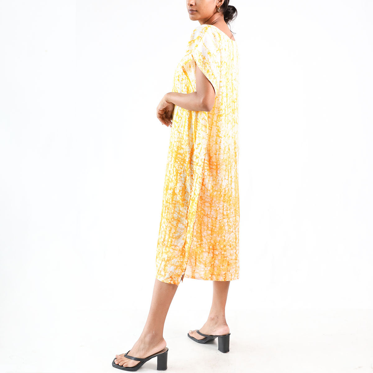 Sunshine Splatter Batik Dress