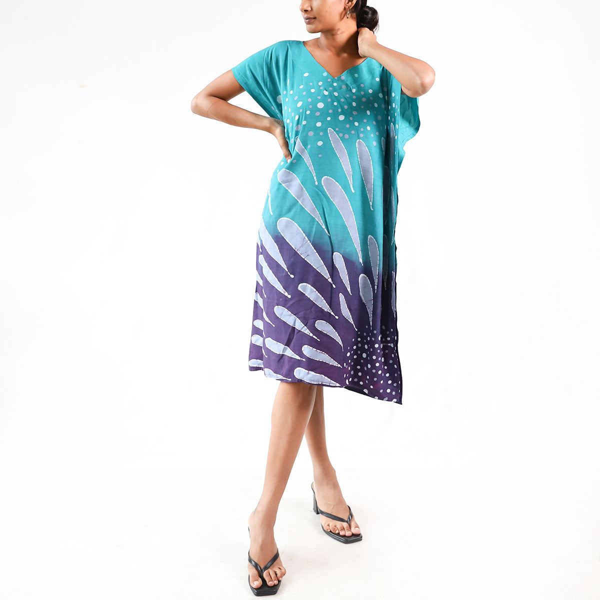 Twilight Hues Batik Dress