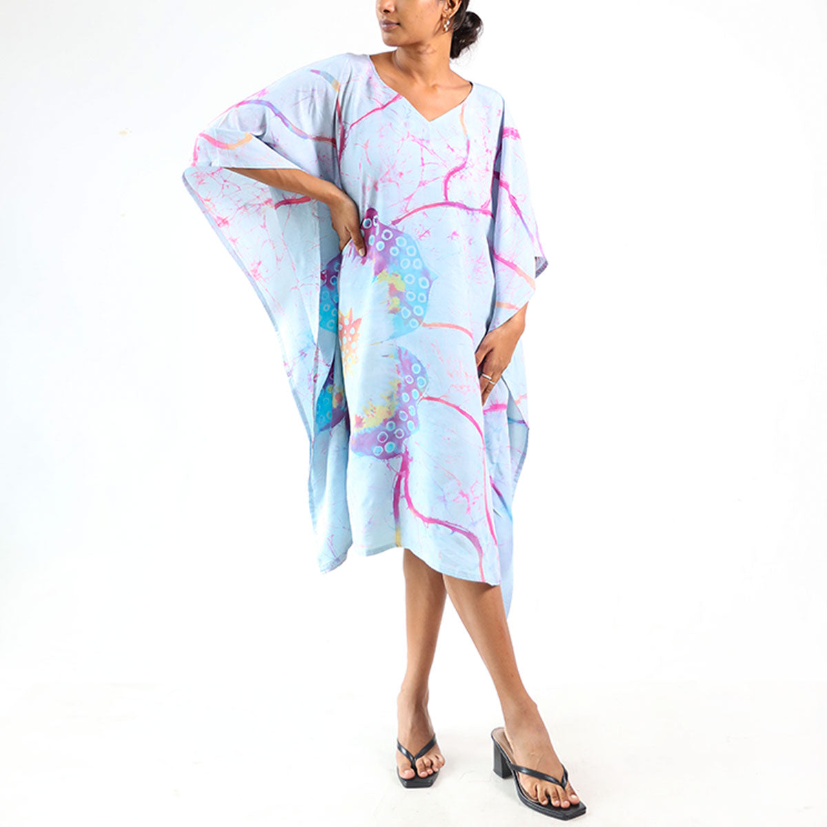 Soft Petals Batik Kaftan