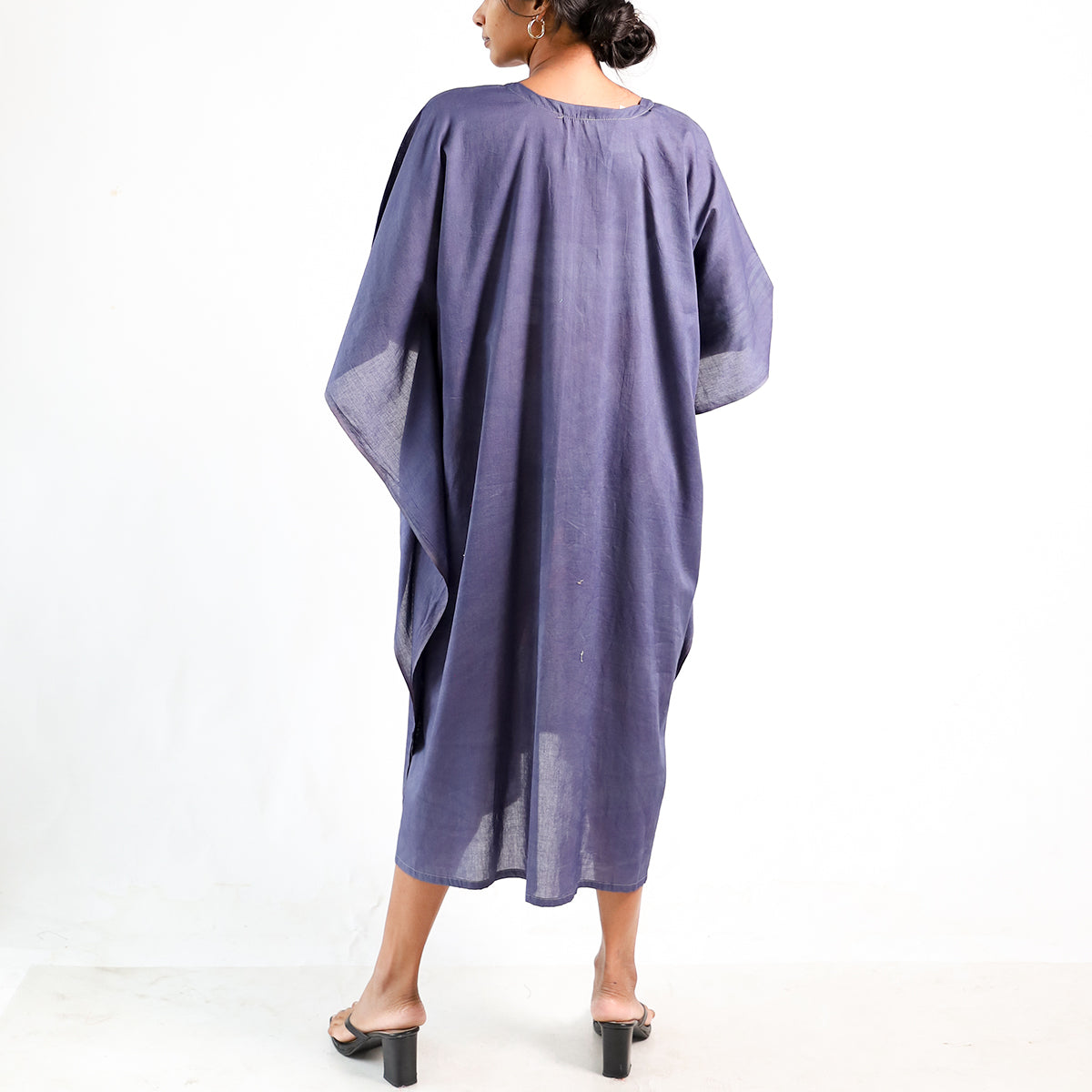 Twilight Bloom Batik Kaftan