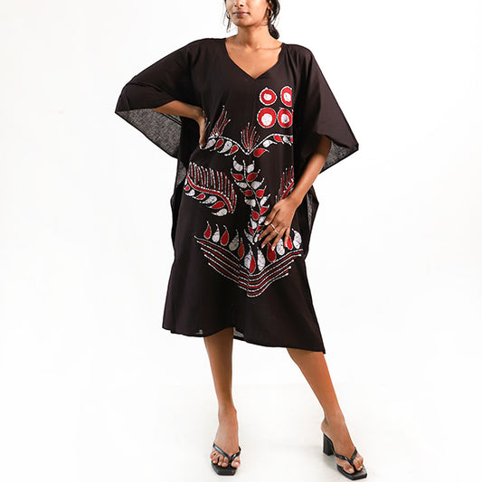 Ebony Batik Kaftan
