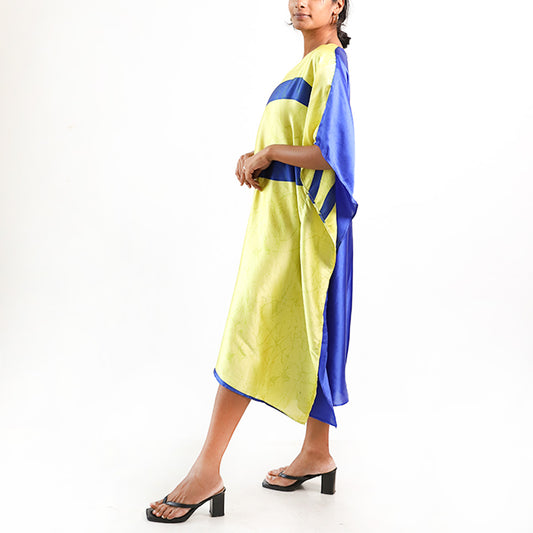 Lime Batik Kaftan