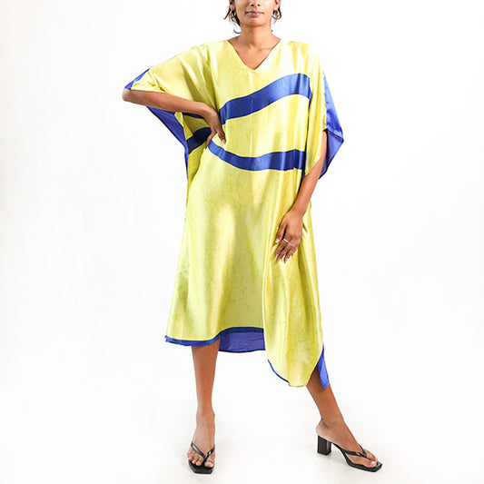 Lime Batik Kaftan