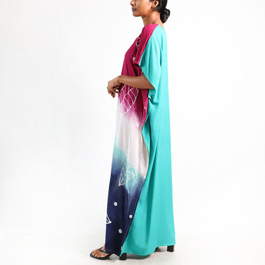 Twilight Ombre Batik Kaftan