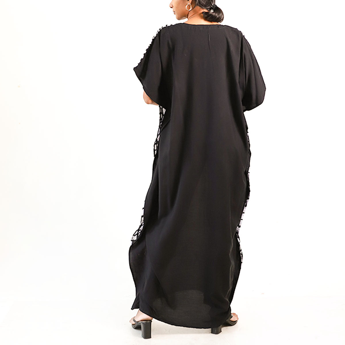 Noir Waves Batik Kaftan