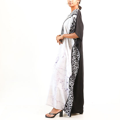 Ebony Whisper Batik Kaftan