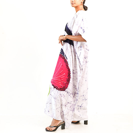 Pure Blossom Batik Kaftan