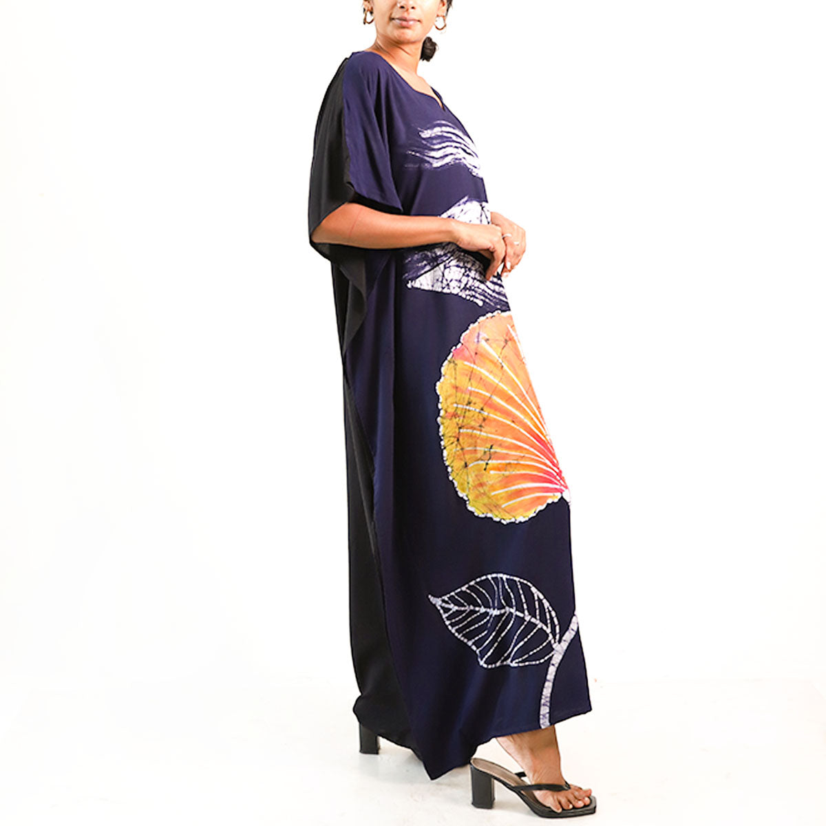 Sunset Petal Batik Kaftan