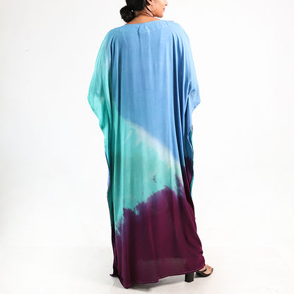 Arctic Breeze Batik Kaftan
