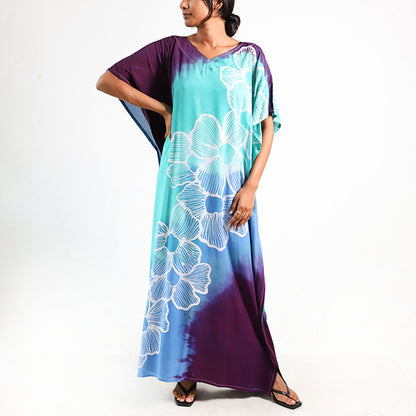 Arctic Breeze Batik Kaftan