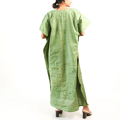 Earthy Elegance Batik Kaftan