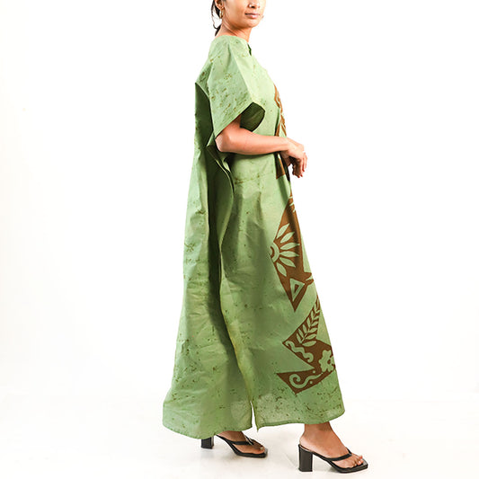Earthy Elegance Batik Kaftan