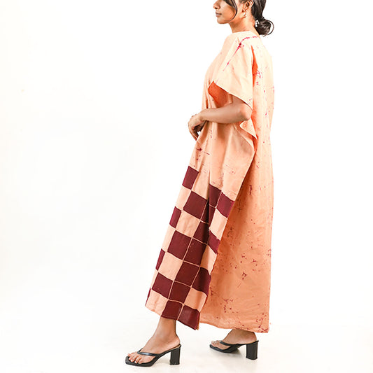 Sunset Mosaic Batik Kaftan
