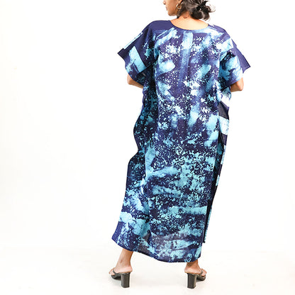 Sapphire Dream Batik Kaftan