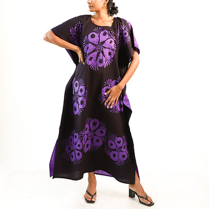 Mystic Bloom Batik Kaftan