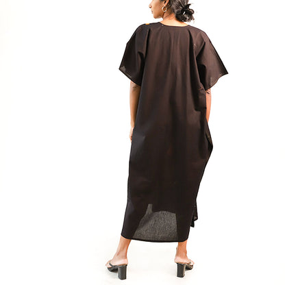 Midnight Araliya Batik Kaftan