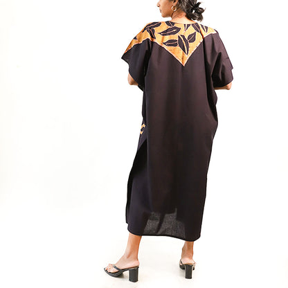 Fiery Dusk Batik Kaftan