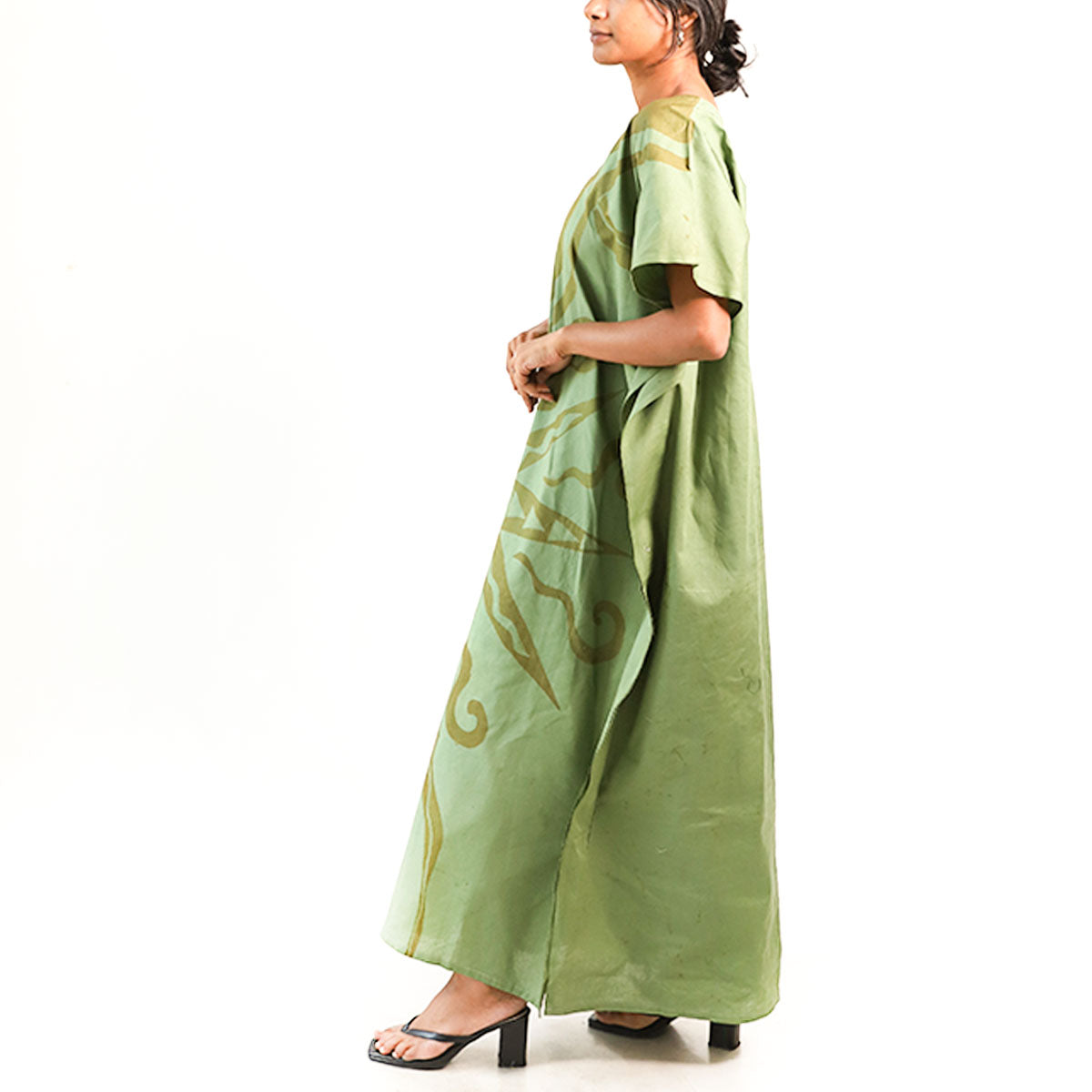 Emerald Essence Batik Kaftan