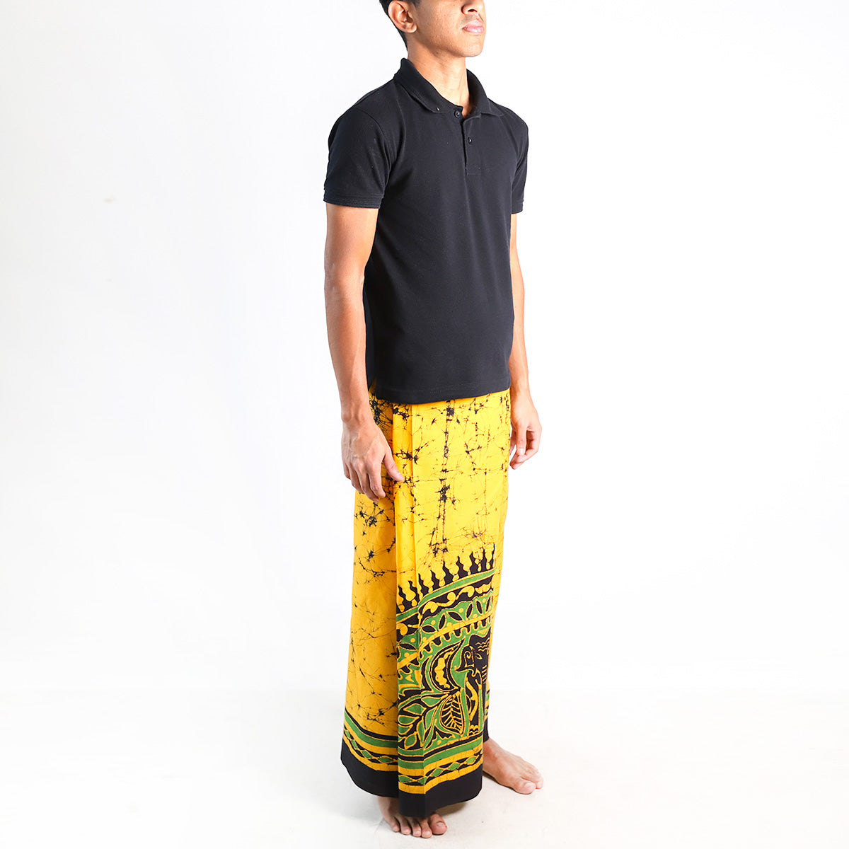 Mandala Gold Batik Sarong