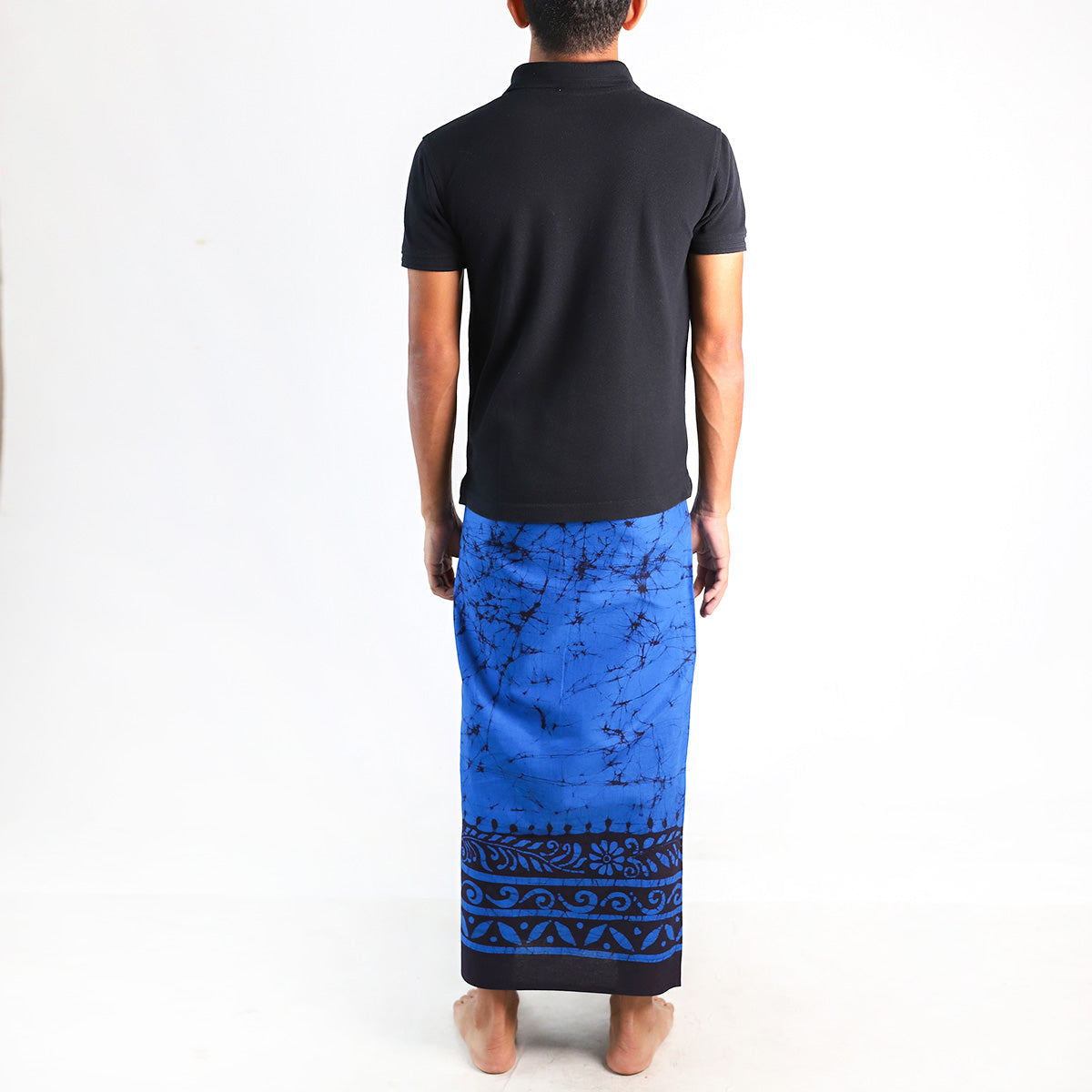 Indigo Wave Batik Sarong