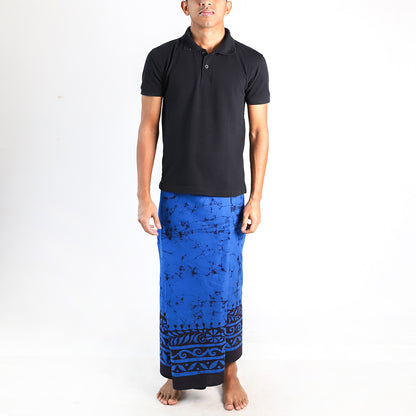 Indigo Wave Batik Sarong