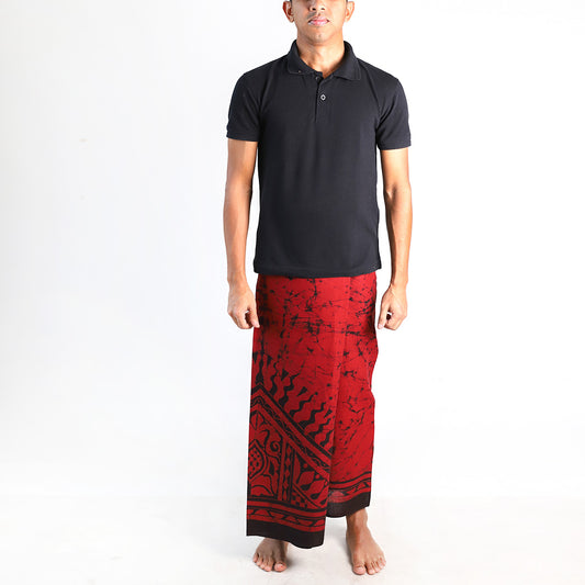 Burning Ember Batik Sarong