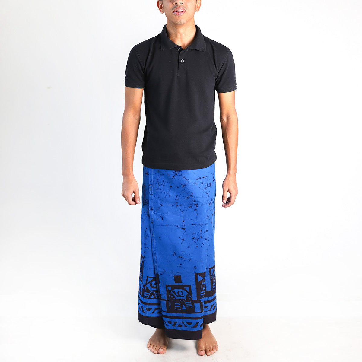 Cobalt Night Batik Sarong