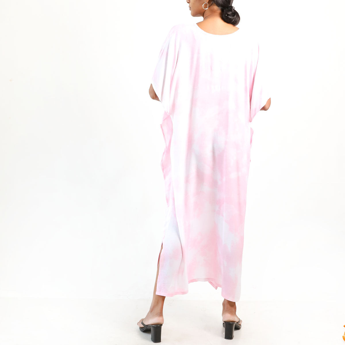 Blush Mist Batik Kaftan