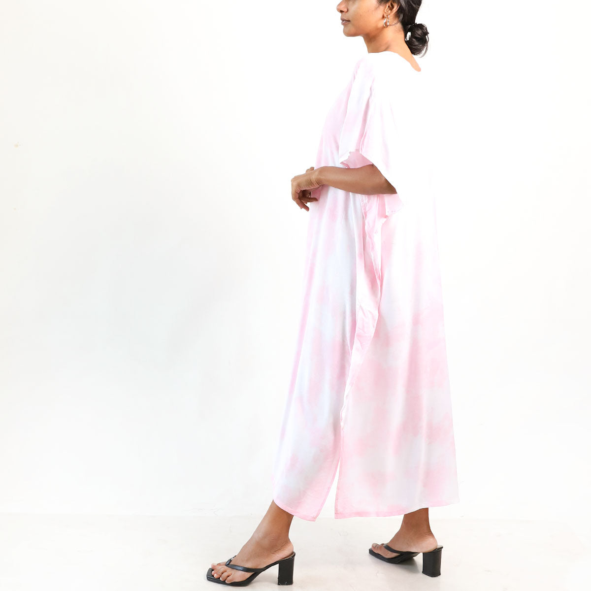 Blush Mist Batik Kaftan